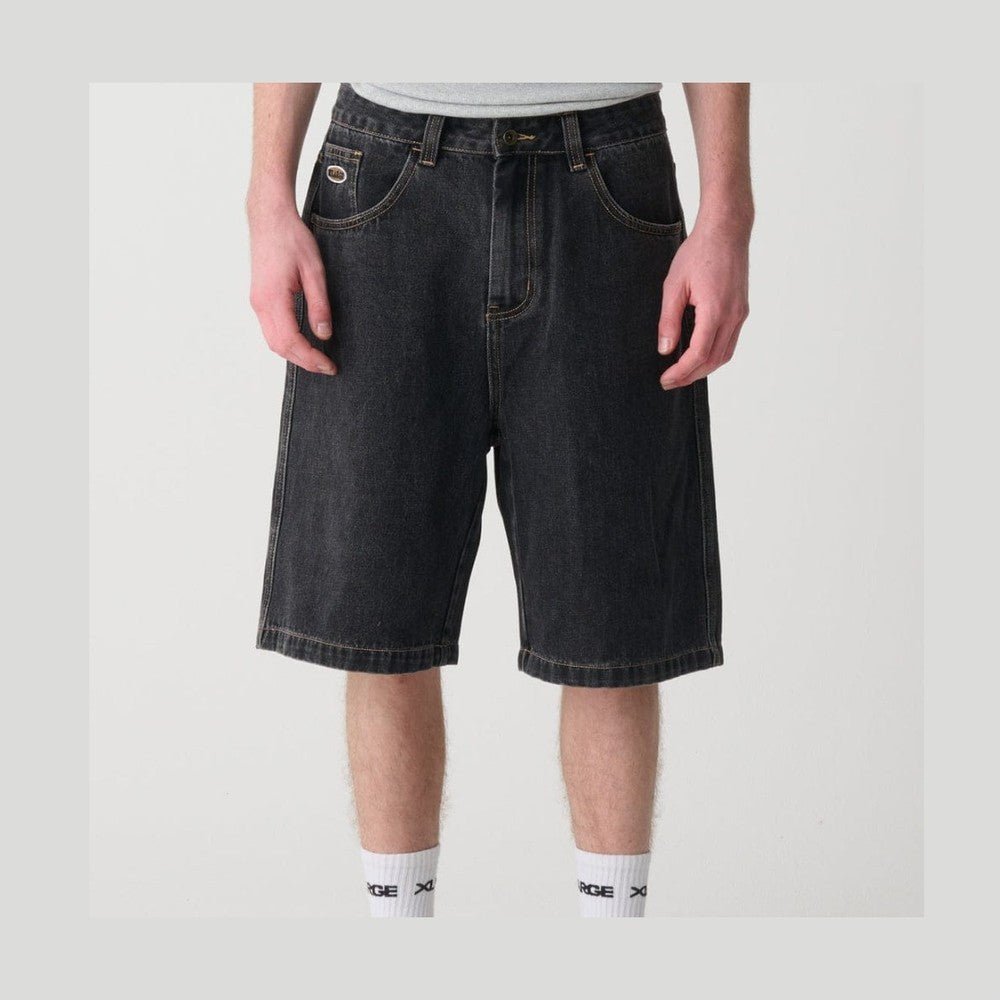 XLarge Baggy Bull Denim 91 Short - Washed Black