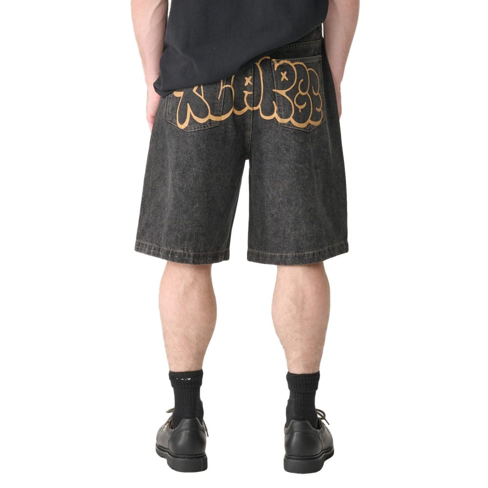 XLarge Burst Bull Denim 91 Short - Washed Black