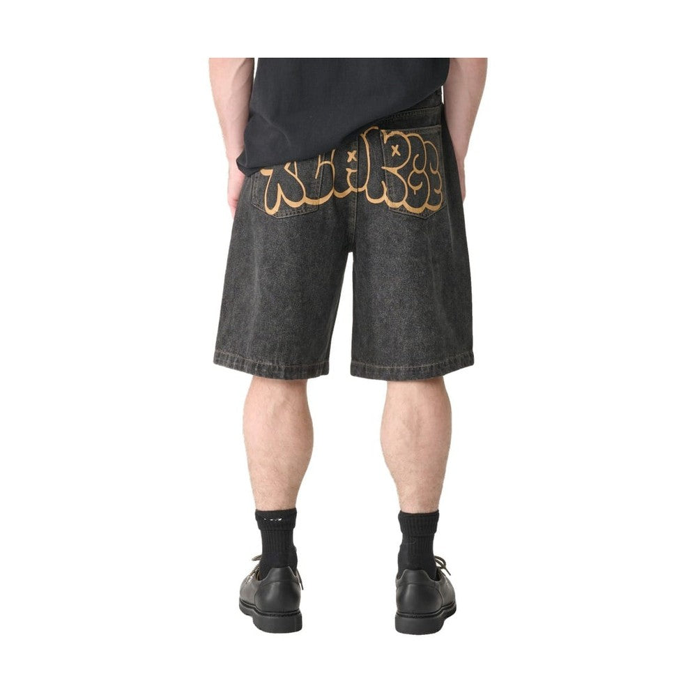 XLarge Burst Bull Denim 91 Short - Washed Black