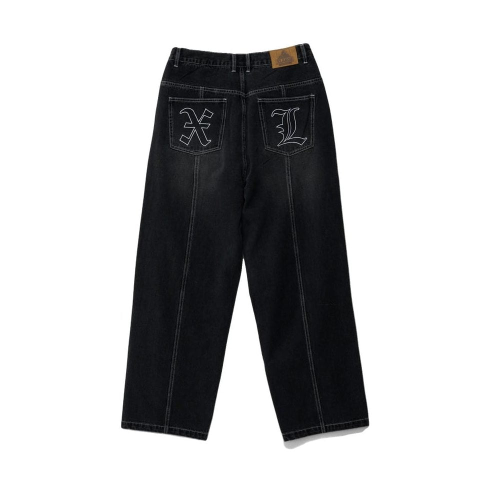 XLarge Old English Baggy Denm 91 Pant - Worn Black
