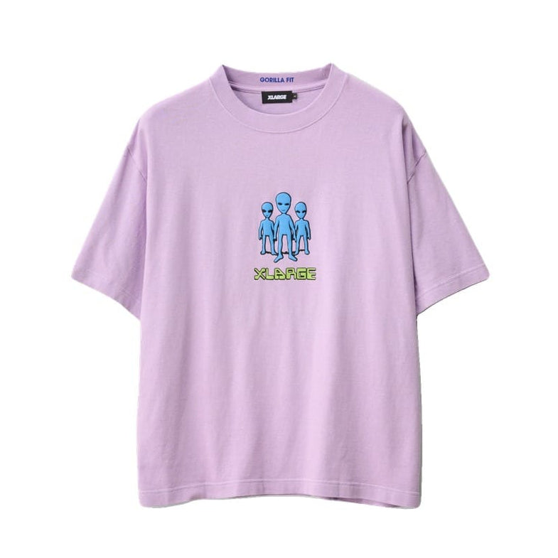 XLarge Alien Trio Gorilla Fit Tee - Light Purple