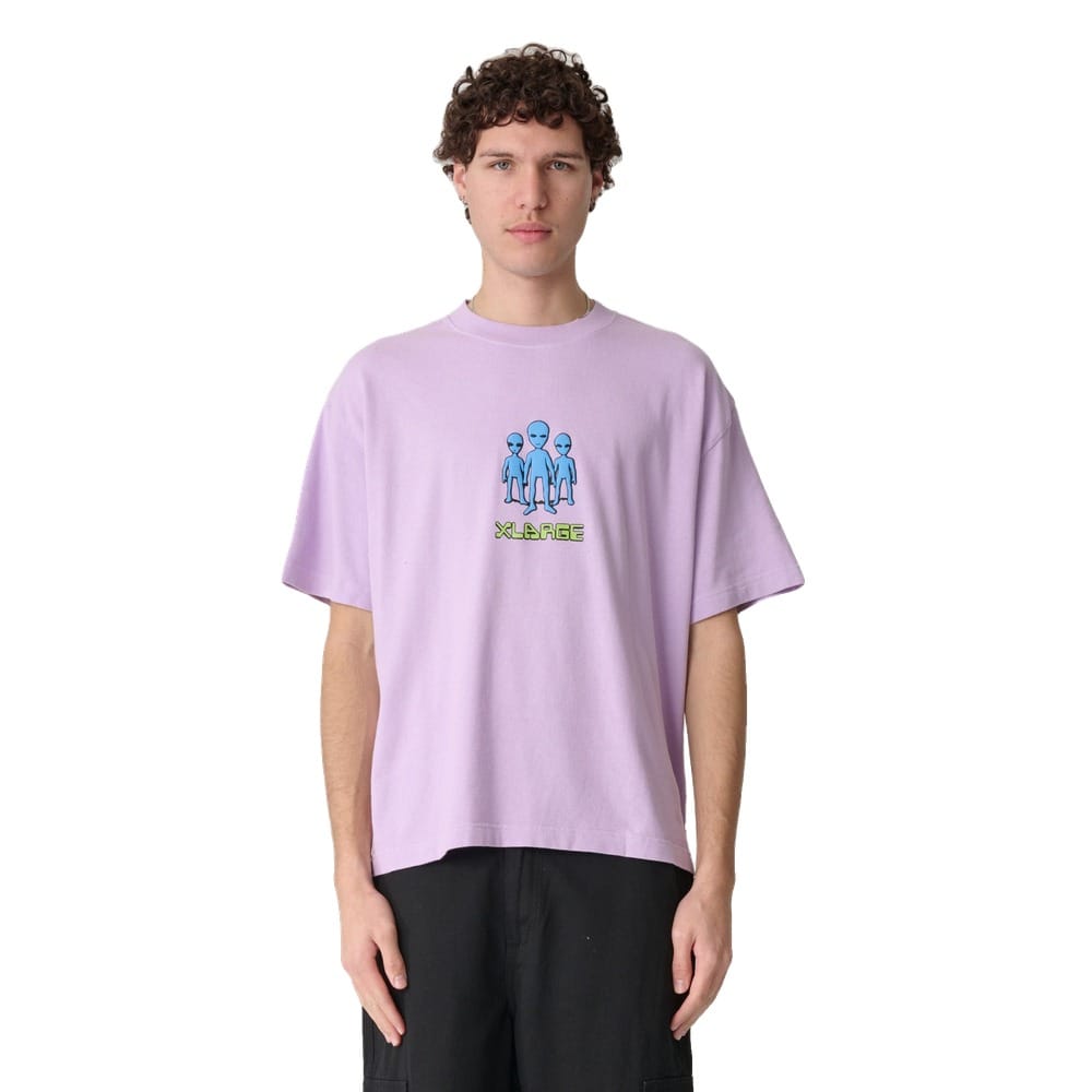 XLarge Alien Trio Gorilla Fit Tee - Light Purple