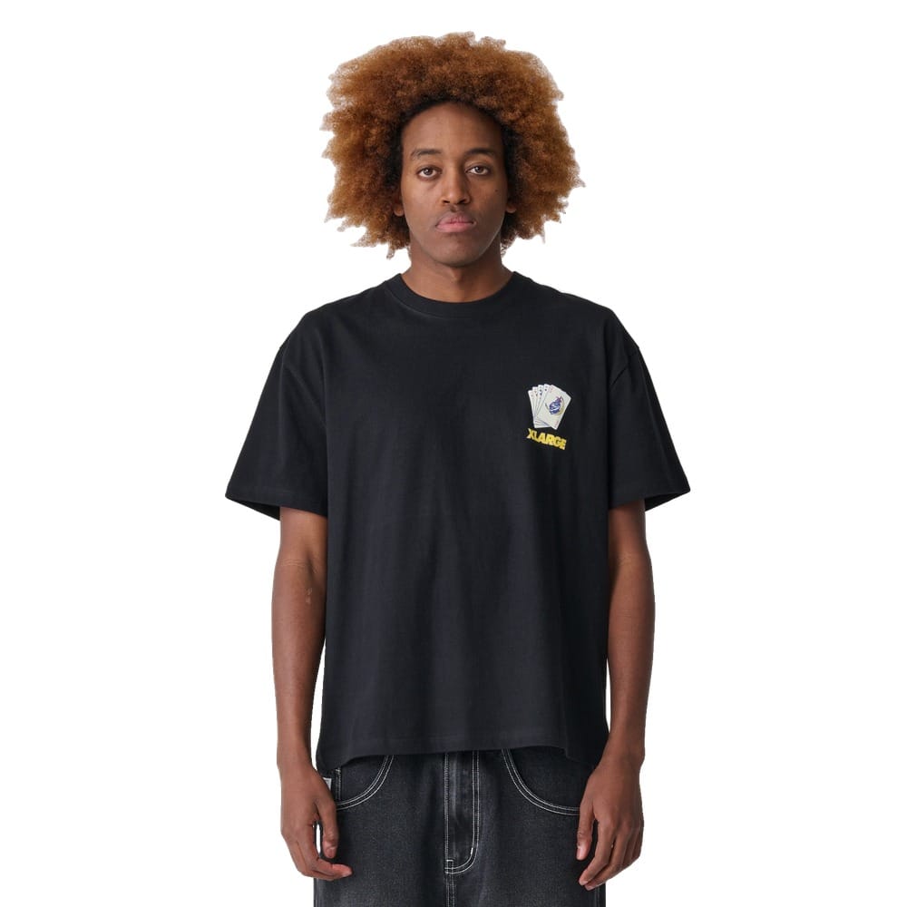 XLarge Cards SS Tee - Pigment Black