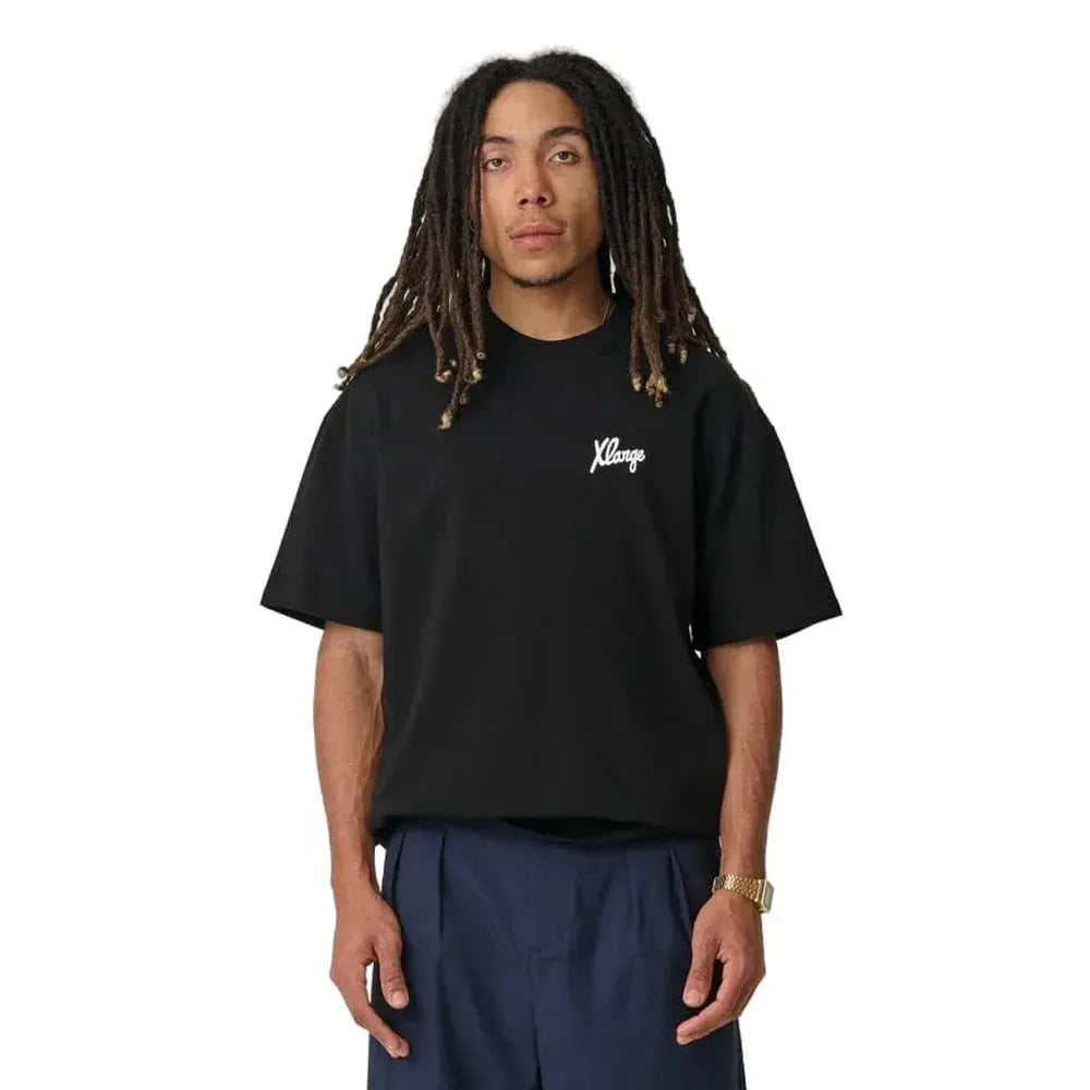 XLarge Folded Crown Tee - Solid Black