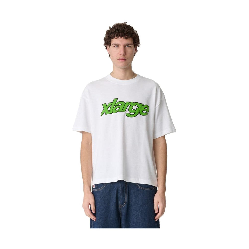 XLarge Italic Star Gorilla Fit Tee - White