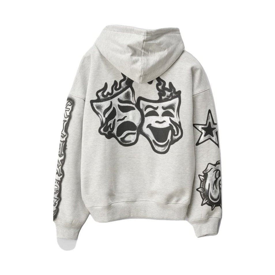 XLarge Peace Gorilla Fit Tee - Snow Marle
