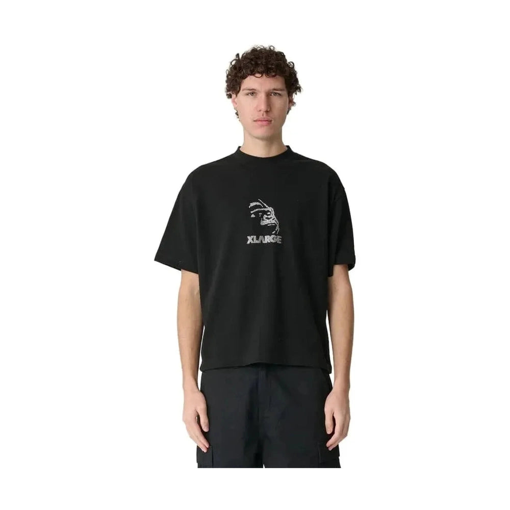 XLarge Rhinestone Gorilla Fit Tee - Black
