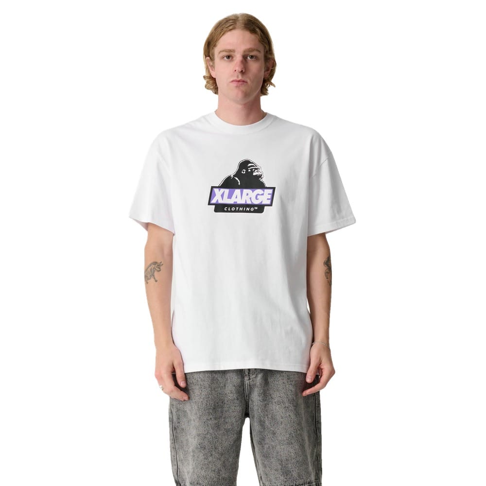 XLarge Slanted SS Tee - White