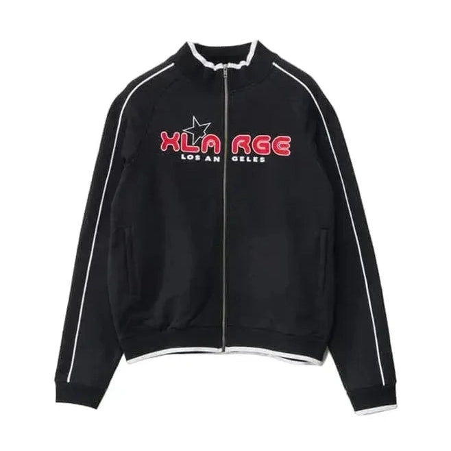 XLarge Star Zip Thru Jacket - Black