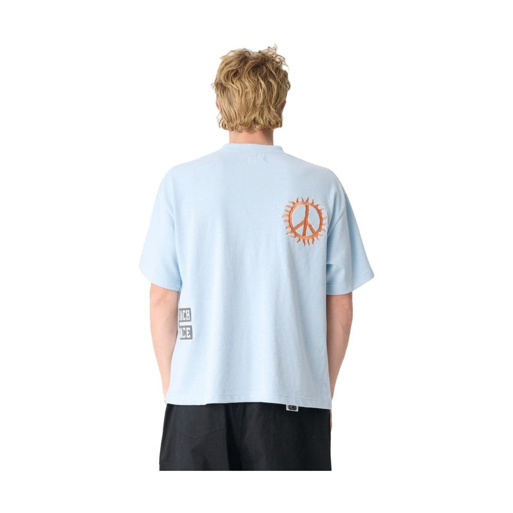 XLarge Teach Peace Gorilla Fit Tee - Dusty Ice