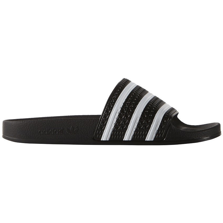 adidas Adilette Slides - Black / White