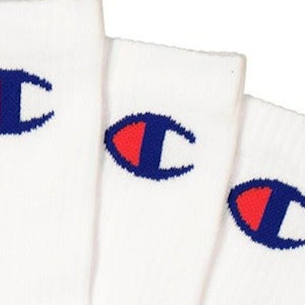 Champion SPS C Logo Crew Sock 3 Pack - White