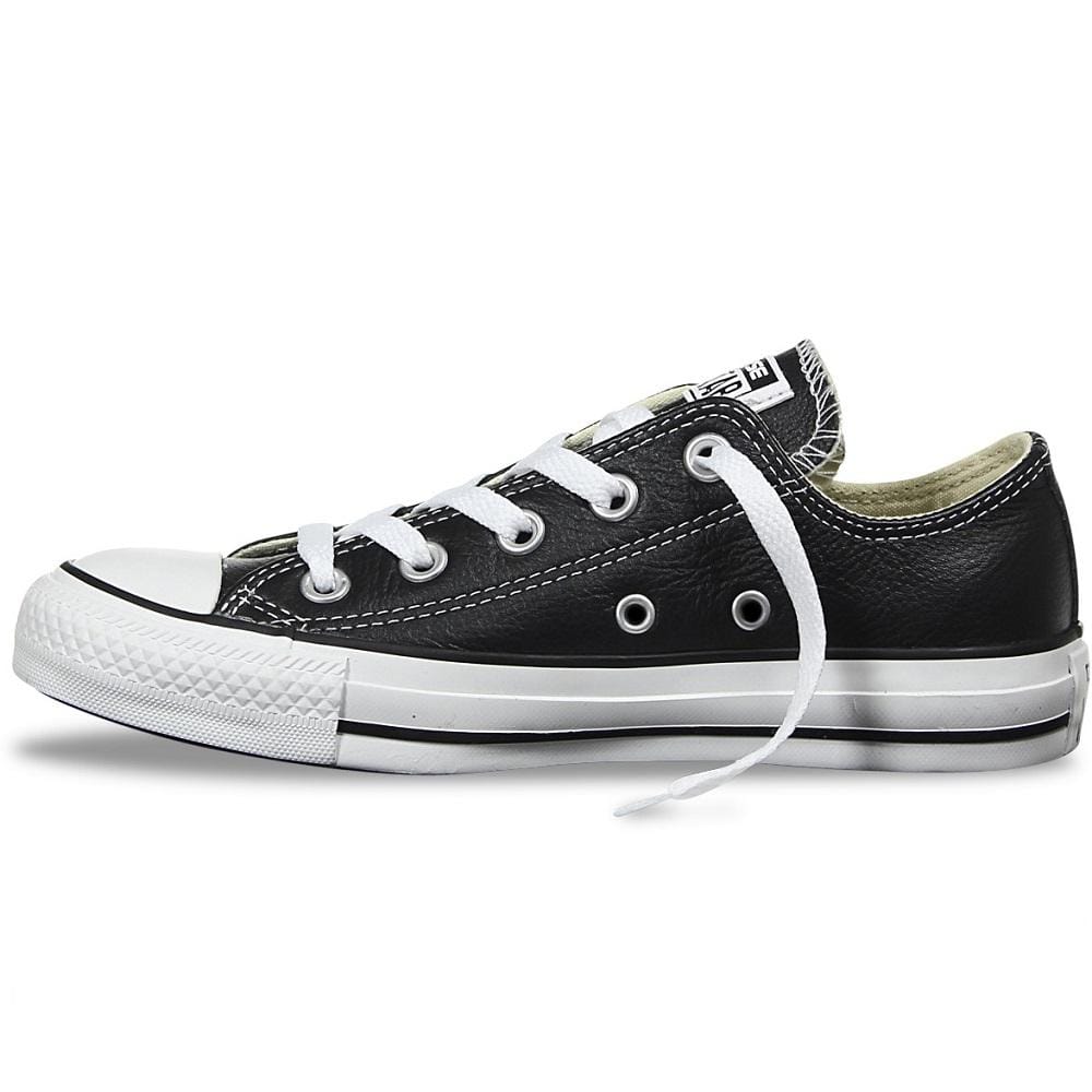 Converse All Star Low Leather - Black / White