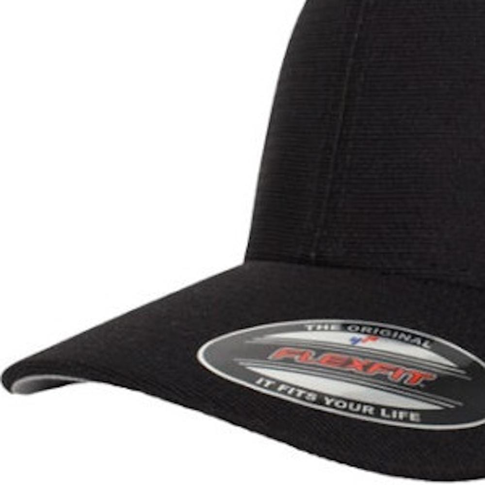 Flexfit Cool & Dry Fitted Cap - Black