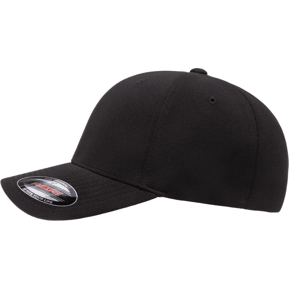 Flexfit Cool & Dry Sports Fitted Cap - Black