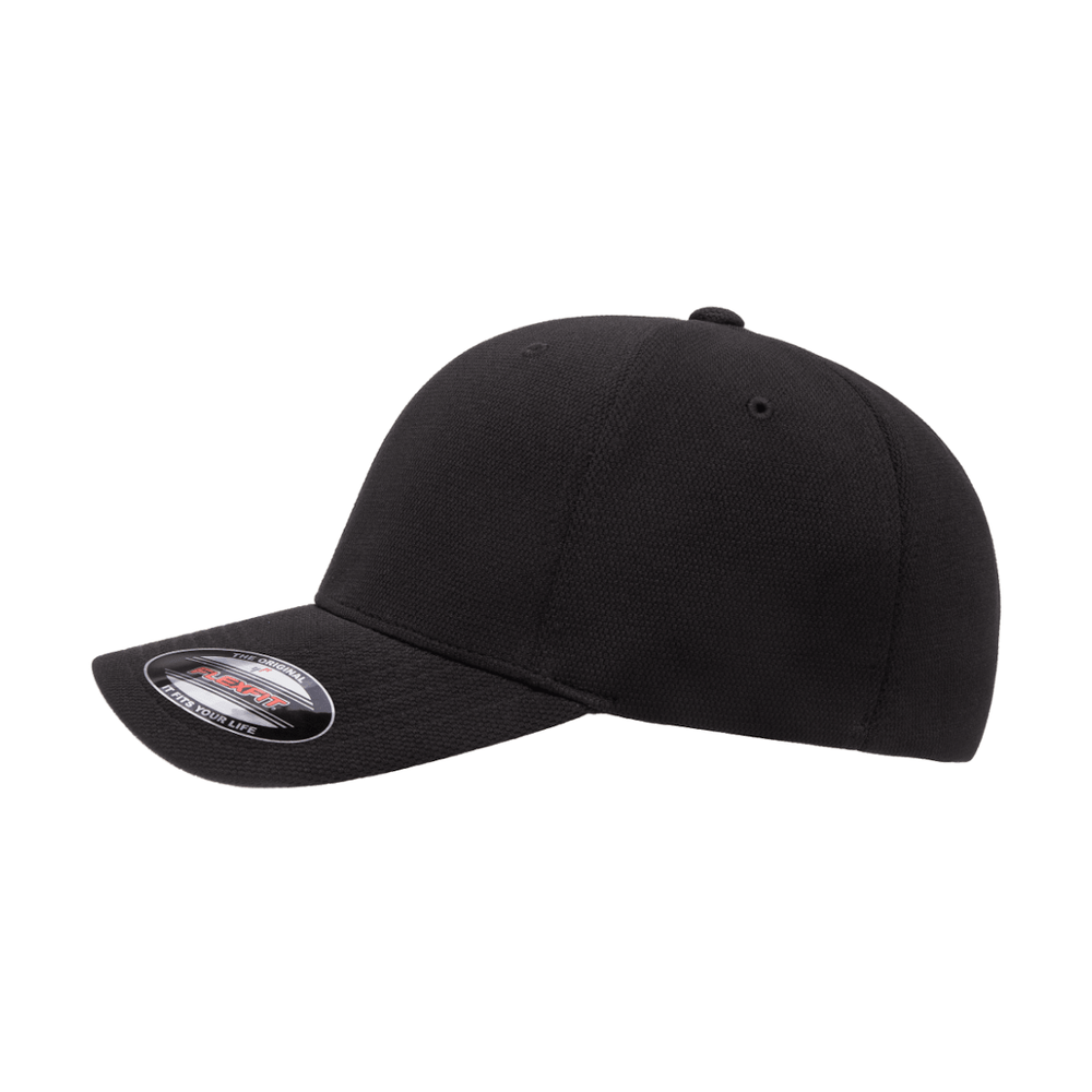 Flexfit Cool & Dry Sports Fitted Cap - Black