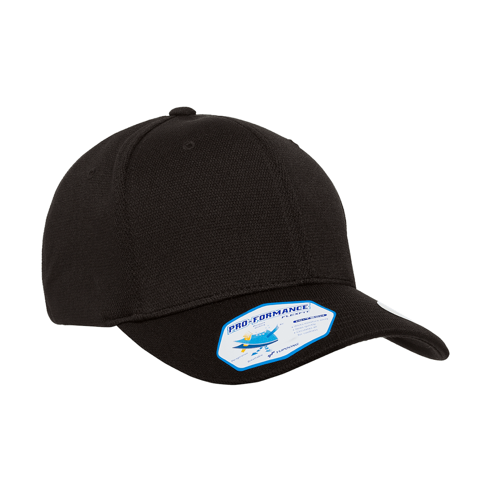 Flexfit Cool & Dry Sports Fitted Cap - Black