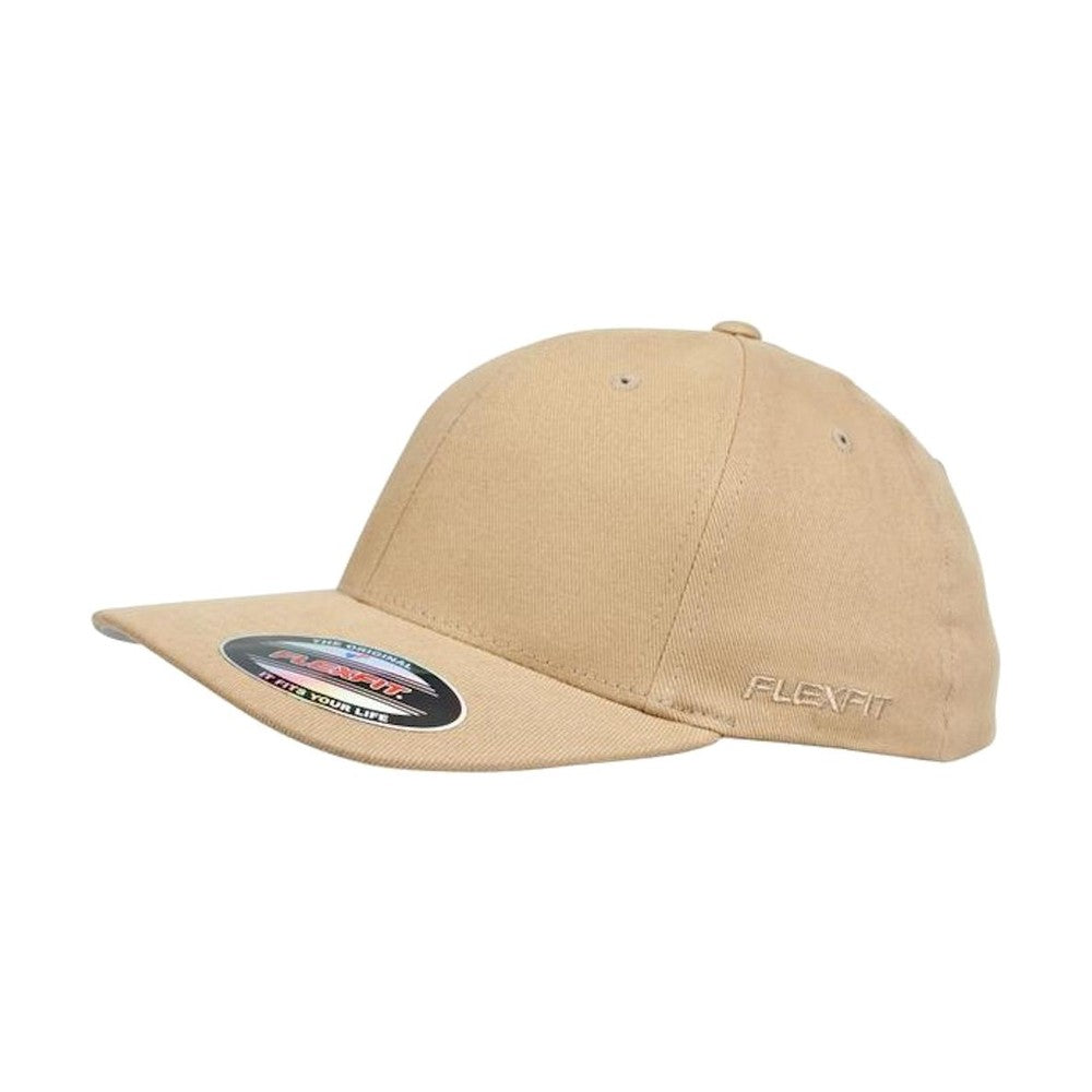 Flexfit Worn By The World Fitted Cap - Khaki / Silver UV