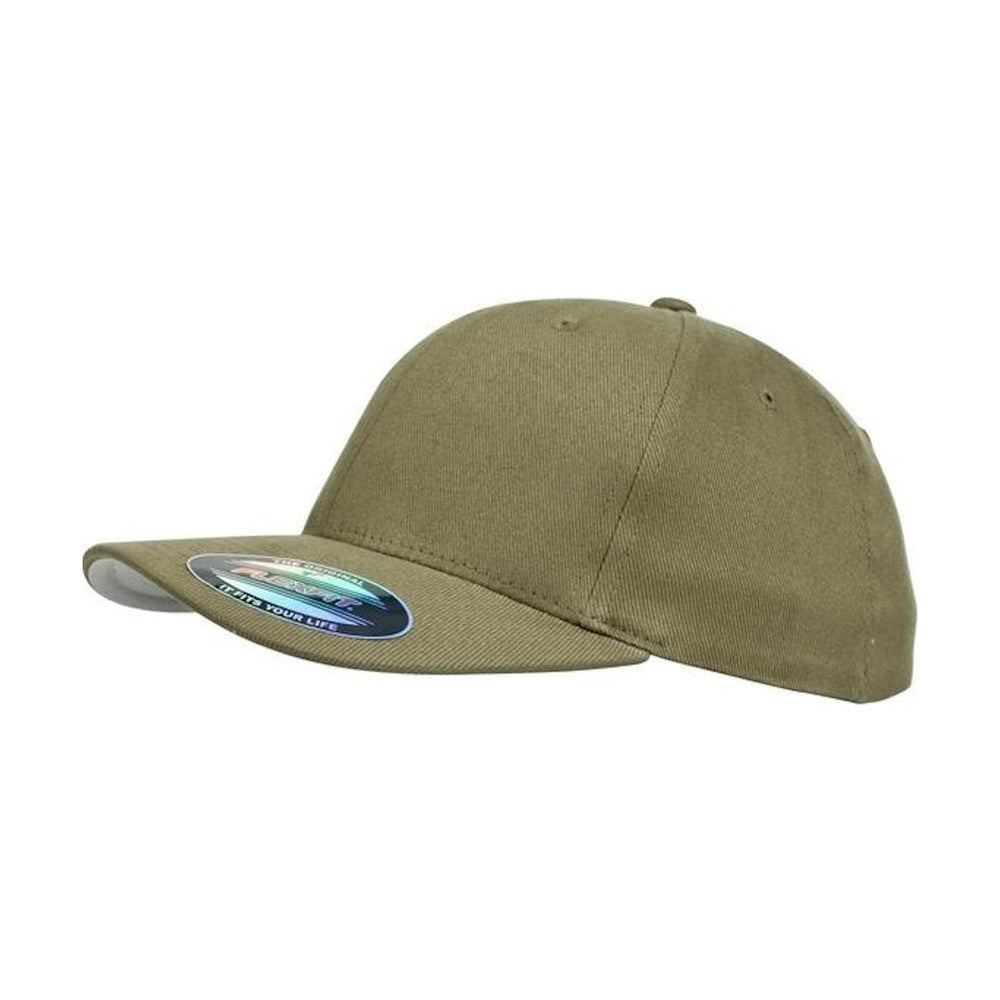 Flexfit Worn By The World Fitted Cap - Olive / Silver UV