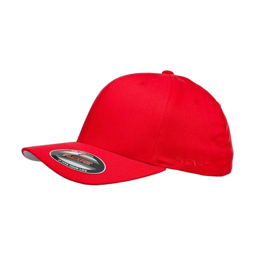 Flexfit Worn By The World Fitted Cap - Red / Silver UV