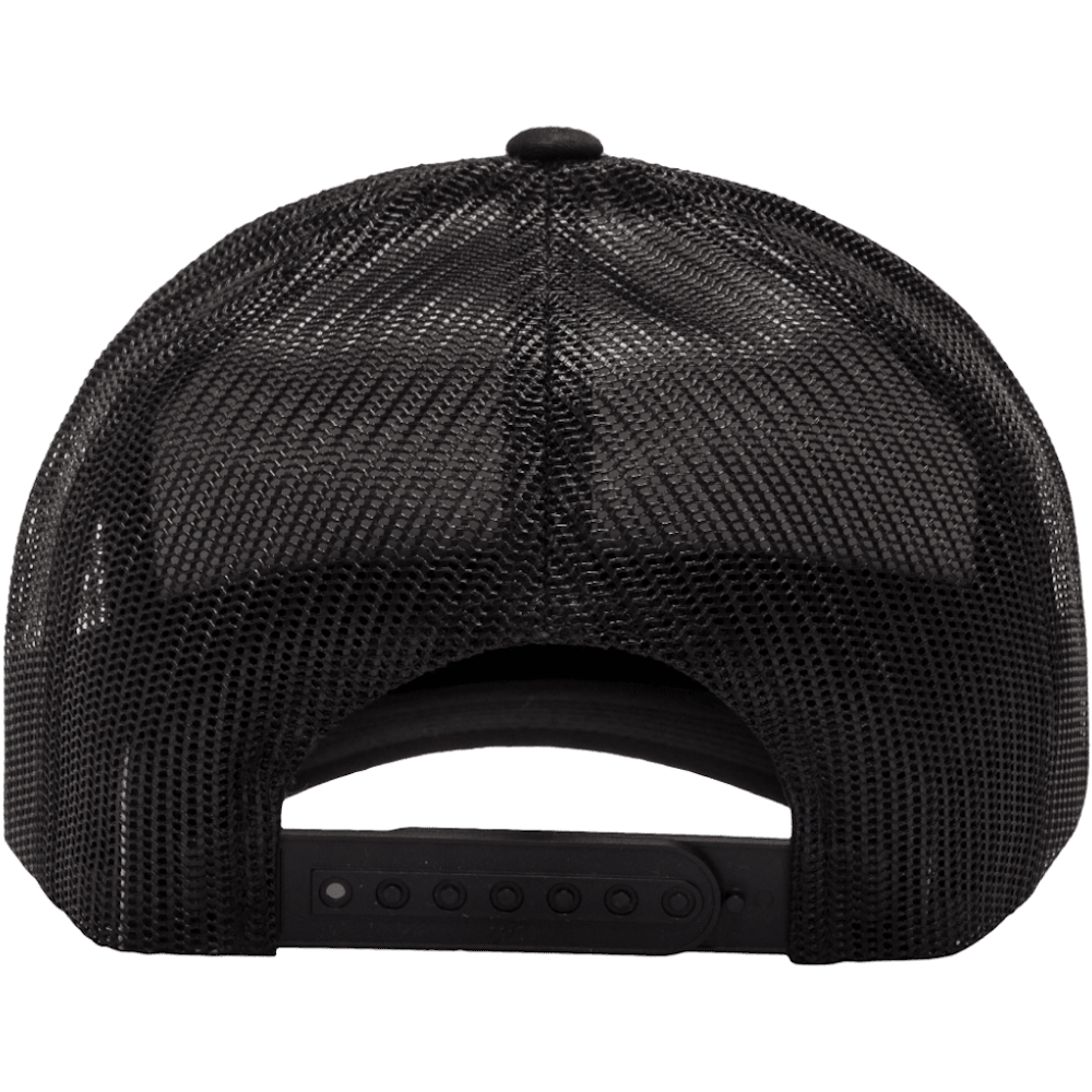 Flexfit Hi Crown Trucker Snapback - Black
