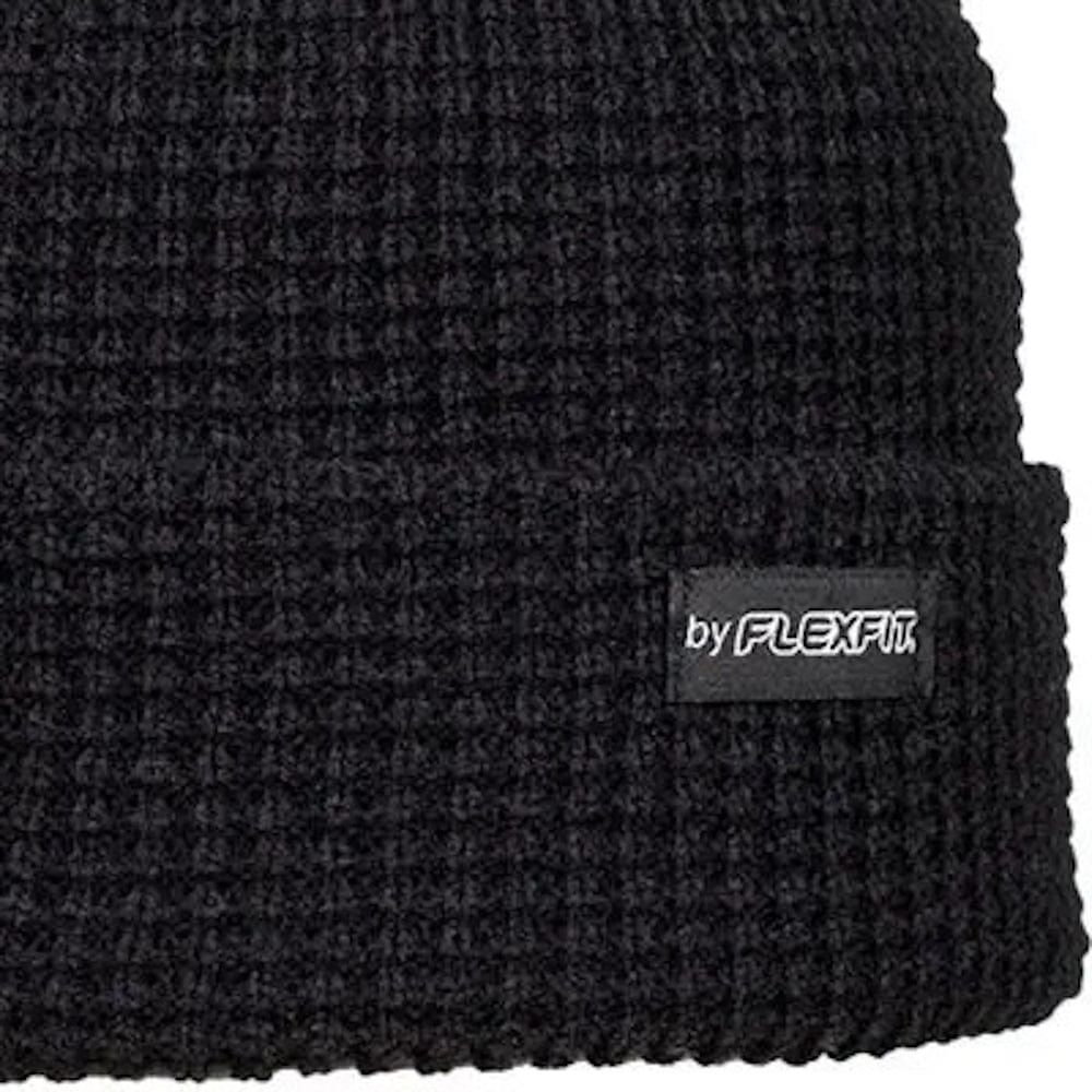Flexfit Waffle Knit Beanie - Black