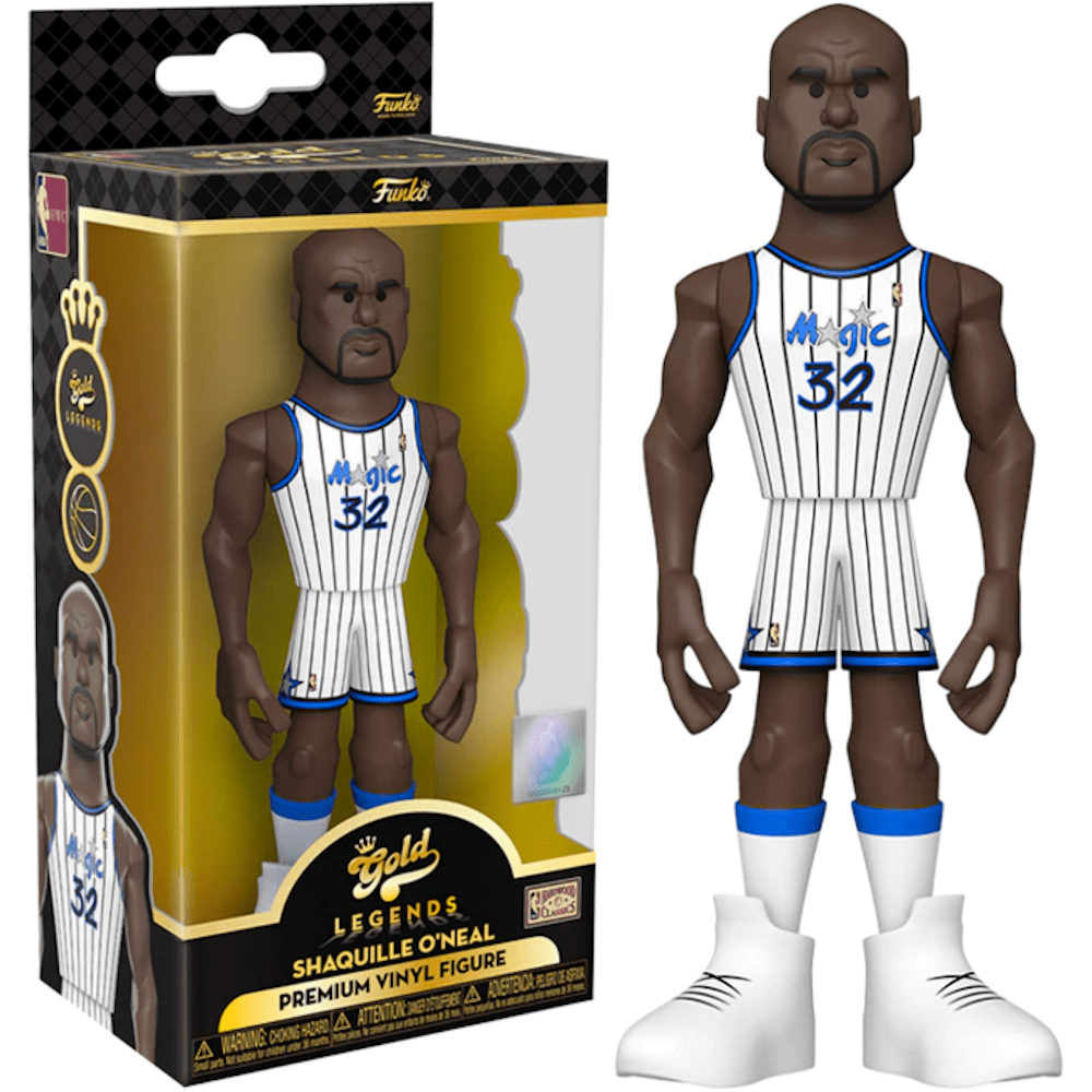 Funko 5" Gold Premium Vinyl NBA Legends Magic Shaquille O'Neal
