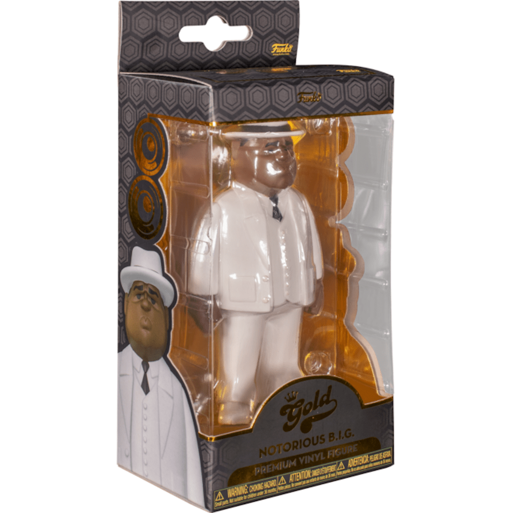 Funko 5" Pop! Vinyl Gold Notorious BIG White Suit
