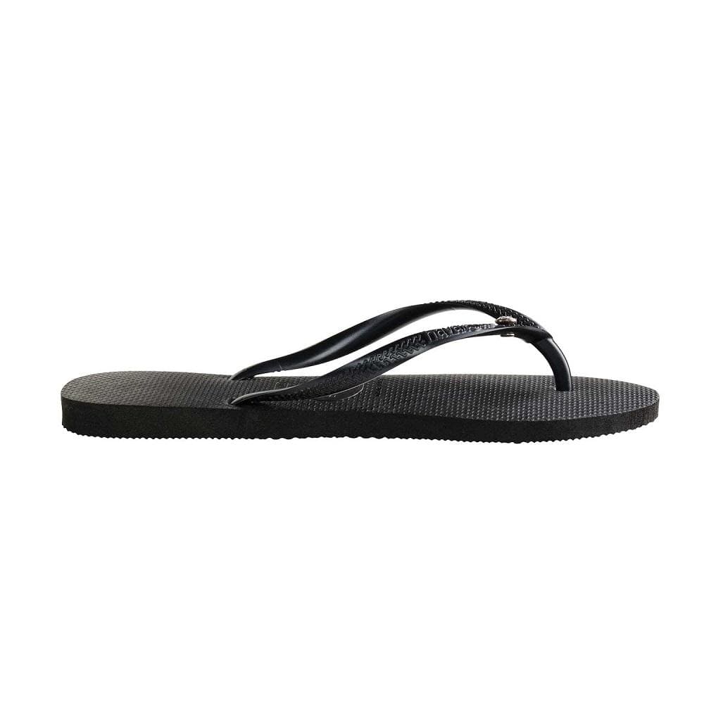 Havaianas Slim Crystal Womens - Black