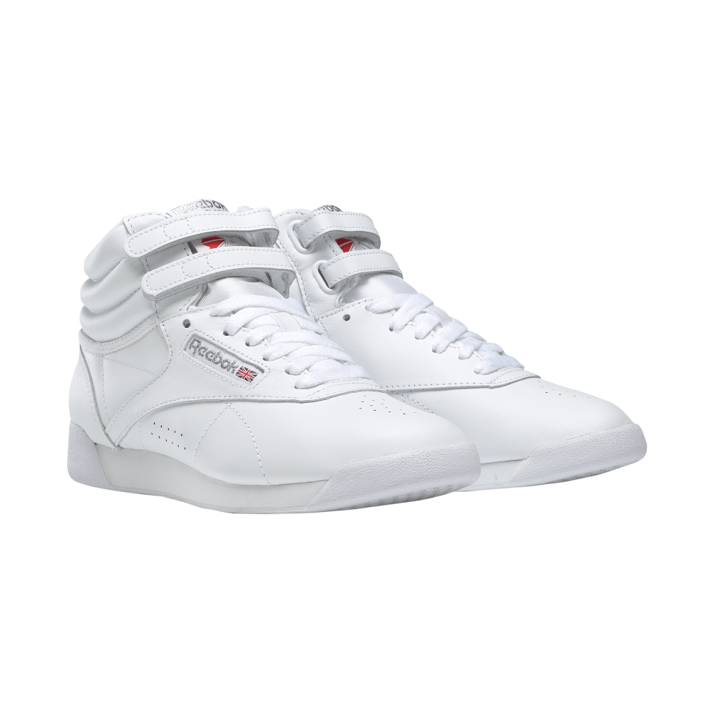 Reebok Womens Freestyle Hi - White / Silver