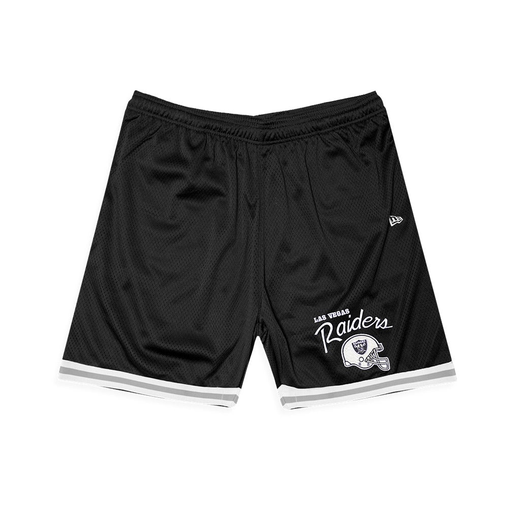 New Era Helmet Script Shorts Las Vegas Raiders - Black