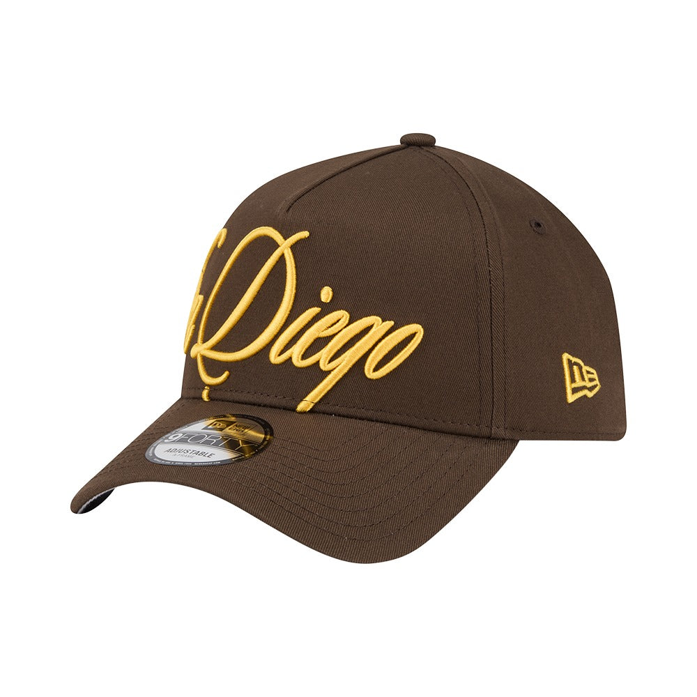 New Era 9FORTY A-Frame Calligraphic San Diego Padres - Brown - Image 2