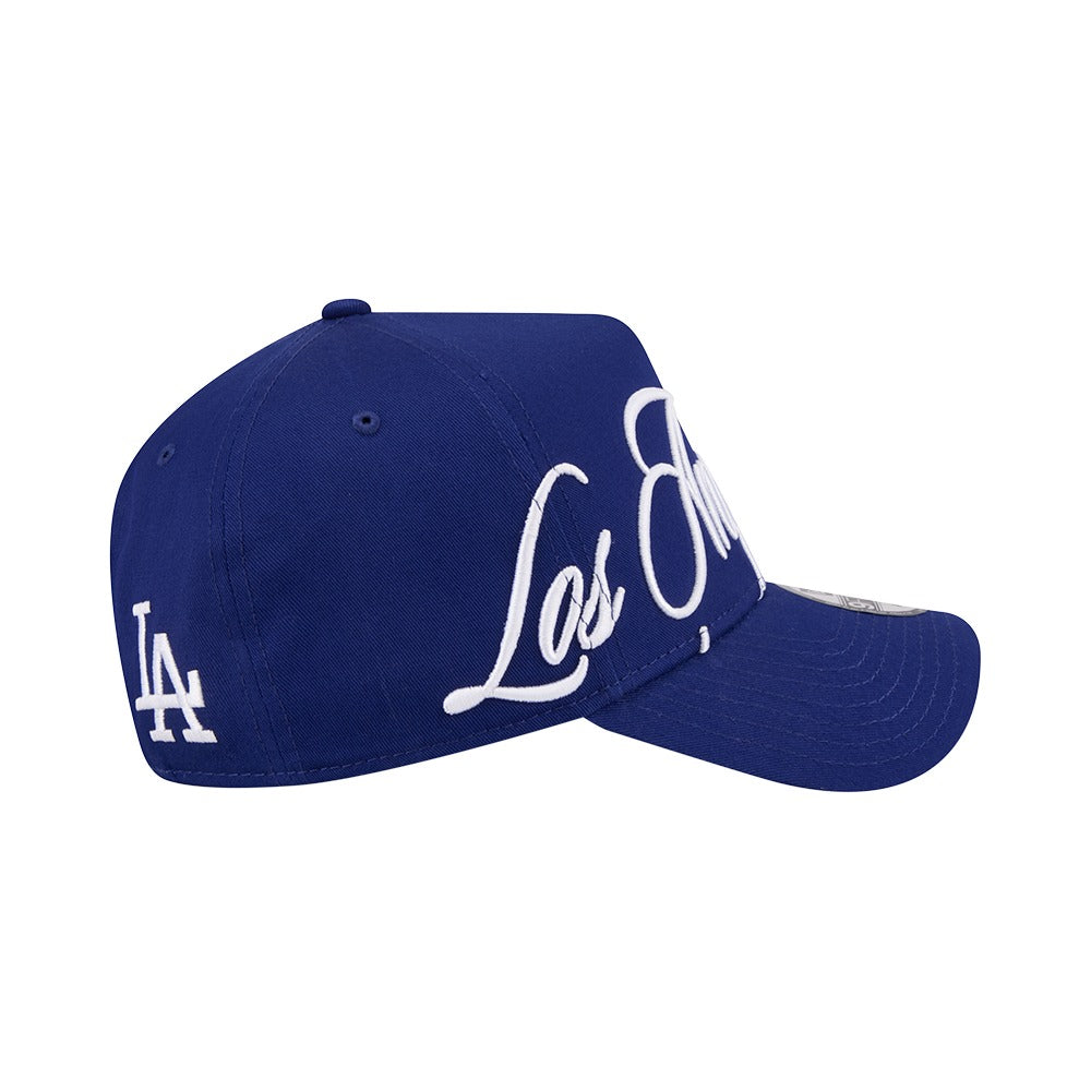 New Era 9FORTY A-Frame Calligraphic Los Angeles Dodgers - Blue - Image 5