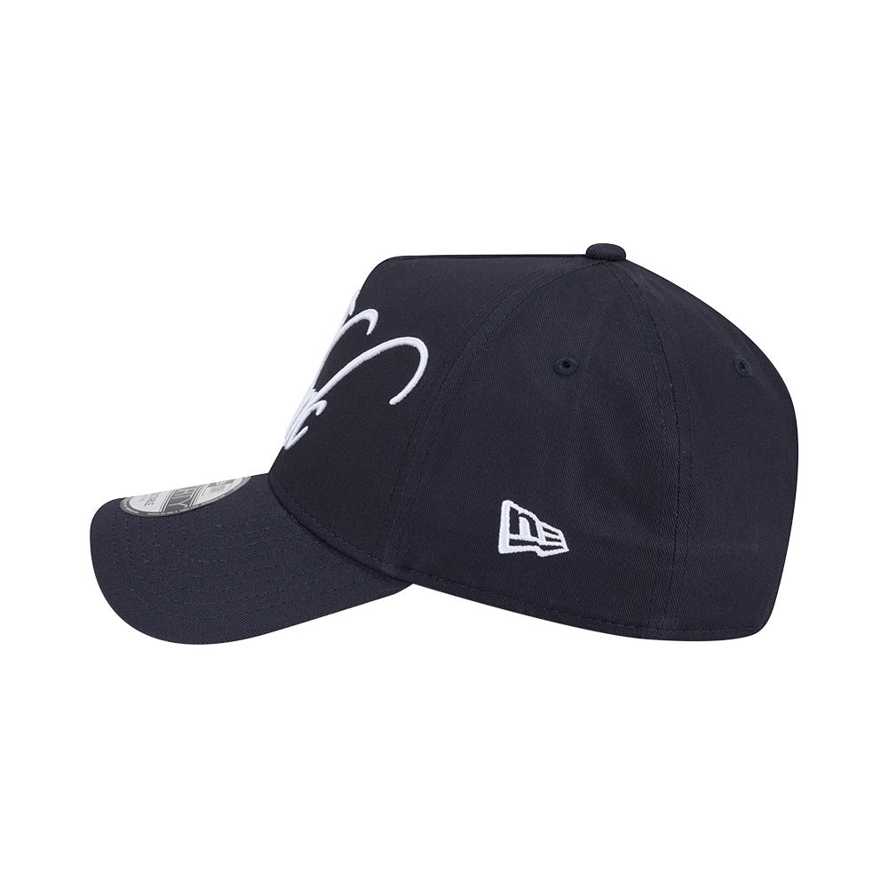 New Era 9FORTY A-Frame Calligraphic New York Yankees - Navy - Image 4