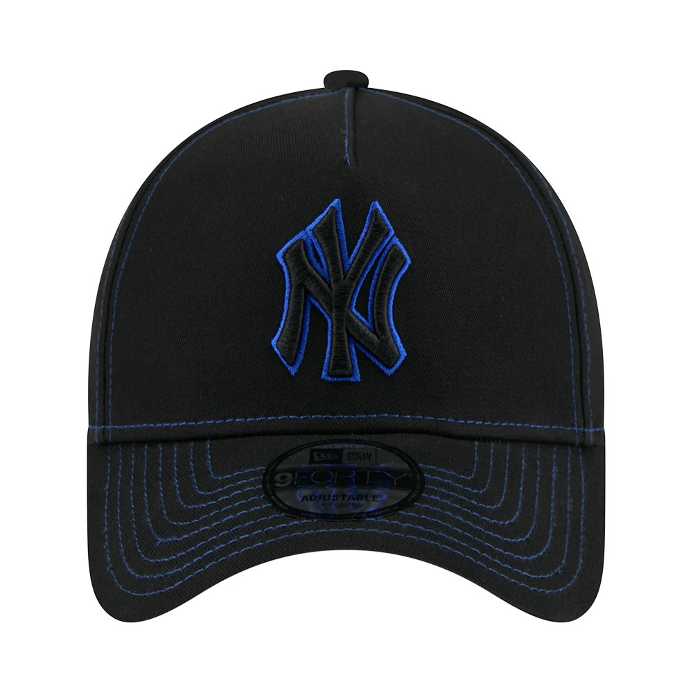 New Era 9FORTY A-Frame Contrast New York Yankees - Black