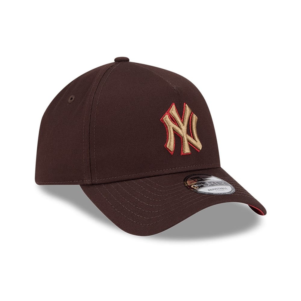 New Era 9FORTY A-Frame New York Yankees - Chocolate Cherry - Image 3