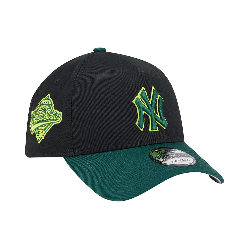 New Era 9FORTY A-Frame 2 Tone New York Yankees - Black / Field Green - Image 3