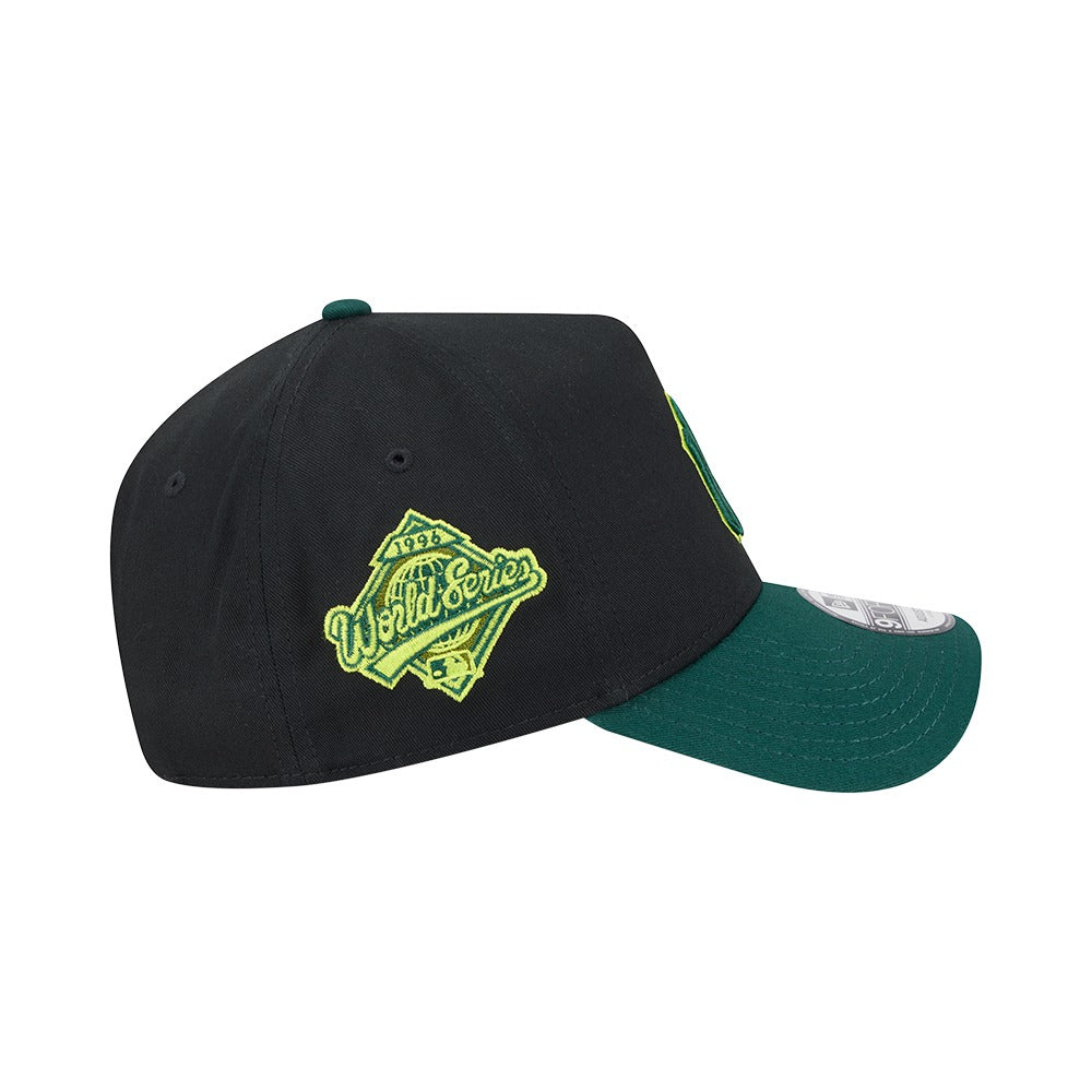 New Era 9FORTY A-Frame 2 Tone New York Yankees - Black / Field Green - Image 5