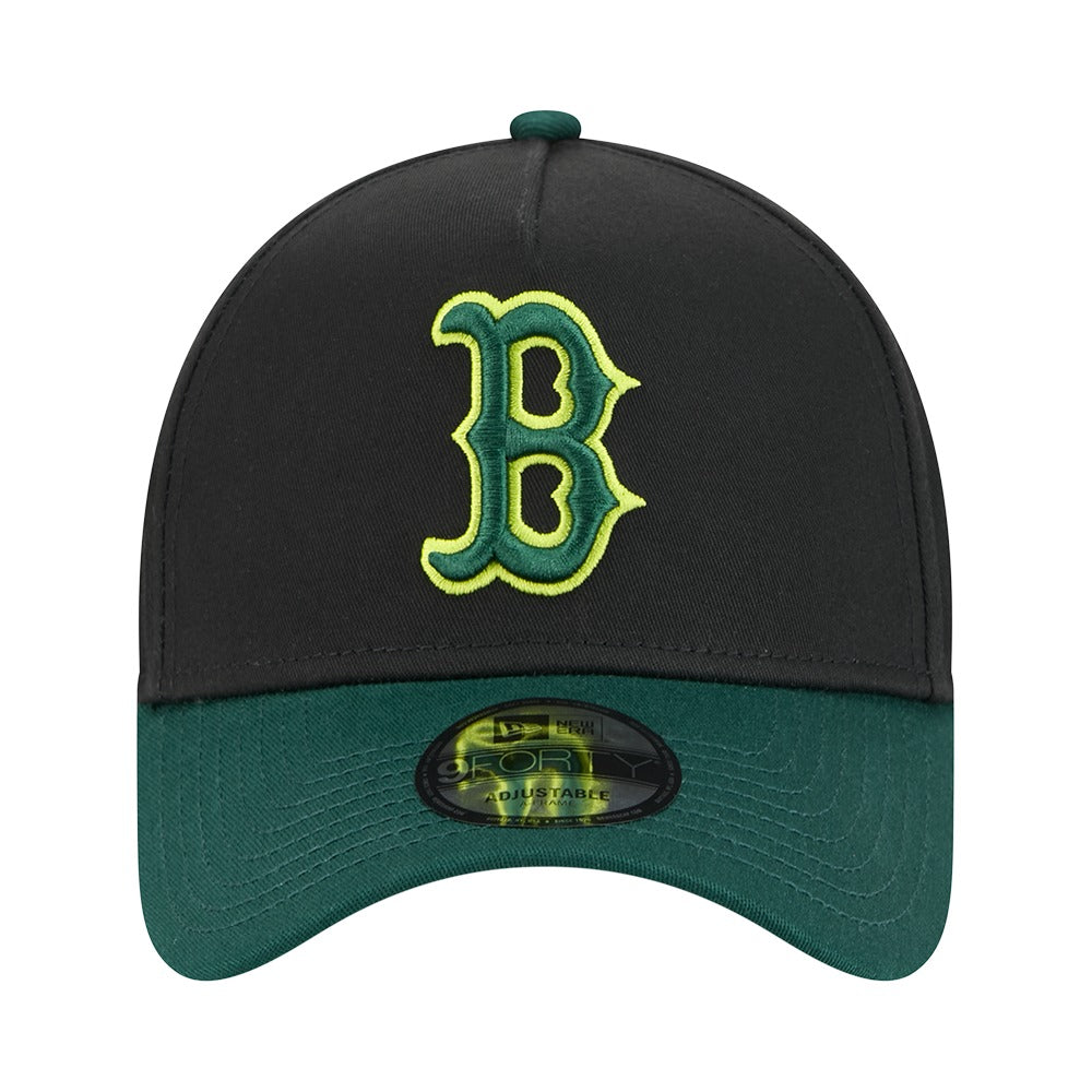 New Era 9FORTY A-Frame 2 Tone Boston Red Sox - Black / Field Green