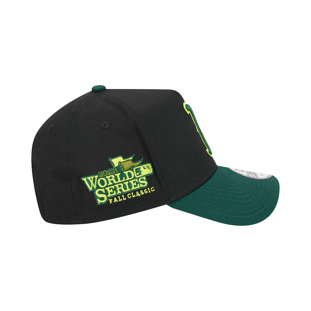 New Era 9FORTY A-Frame 2 Tone Boston Red Sox - Black / Field Green - Image 5