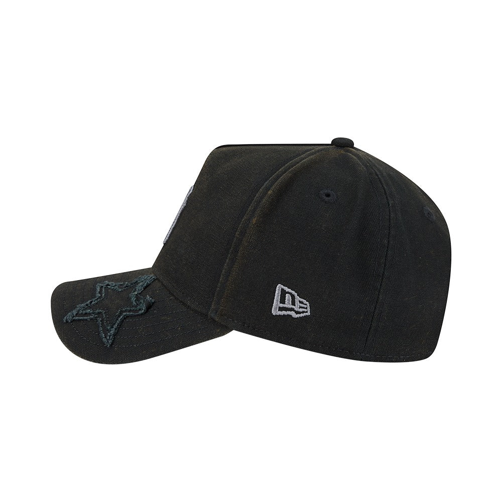 New Era 9FORTY A-Frame Star Visor New York Yankees - Washed Black - Image 4