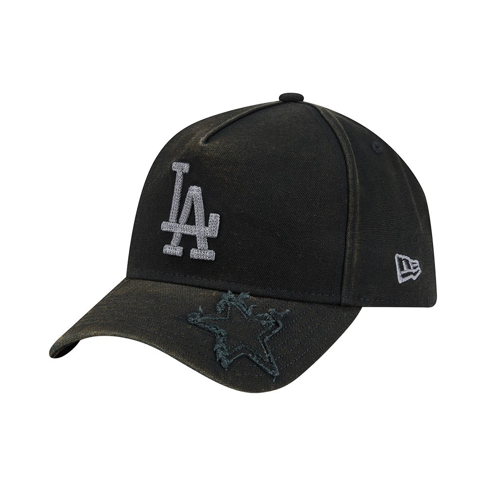 New Era 9FORTY A-Frame Star Visor Los Angeles Dodgers - Black - Image 2