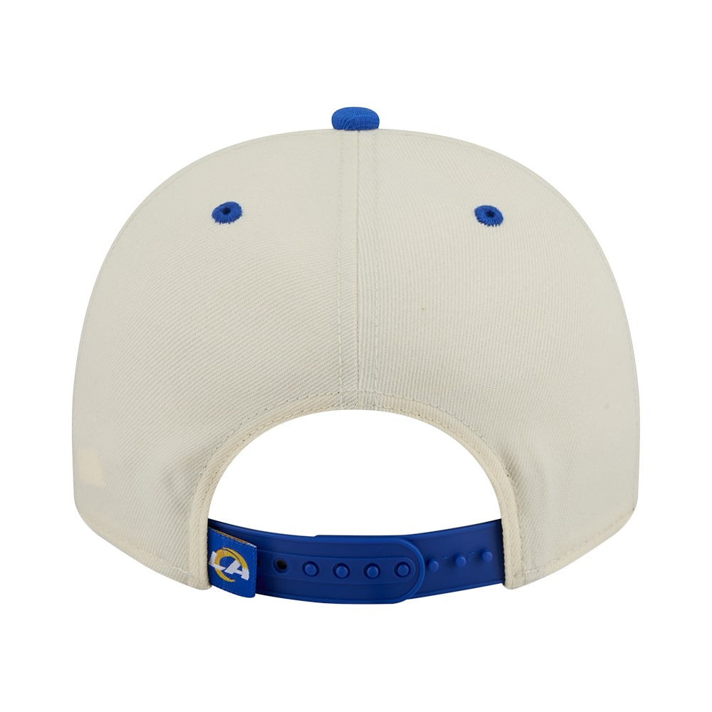 New Era 9FIFTY A-Frame 2 Tone Team Script Los Angeles Rams - Cream / Black - Image 6