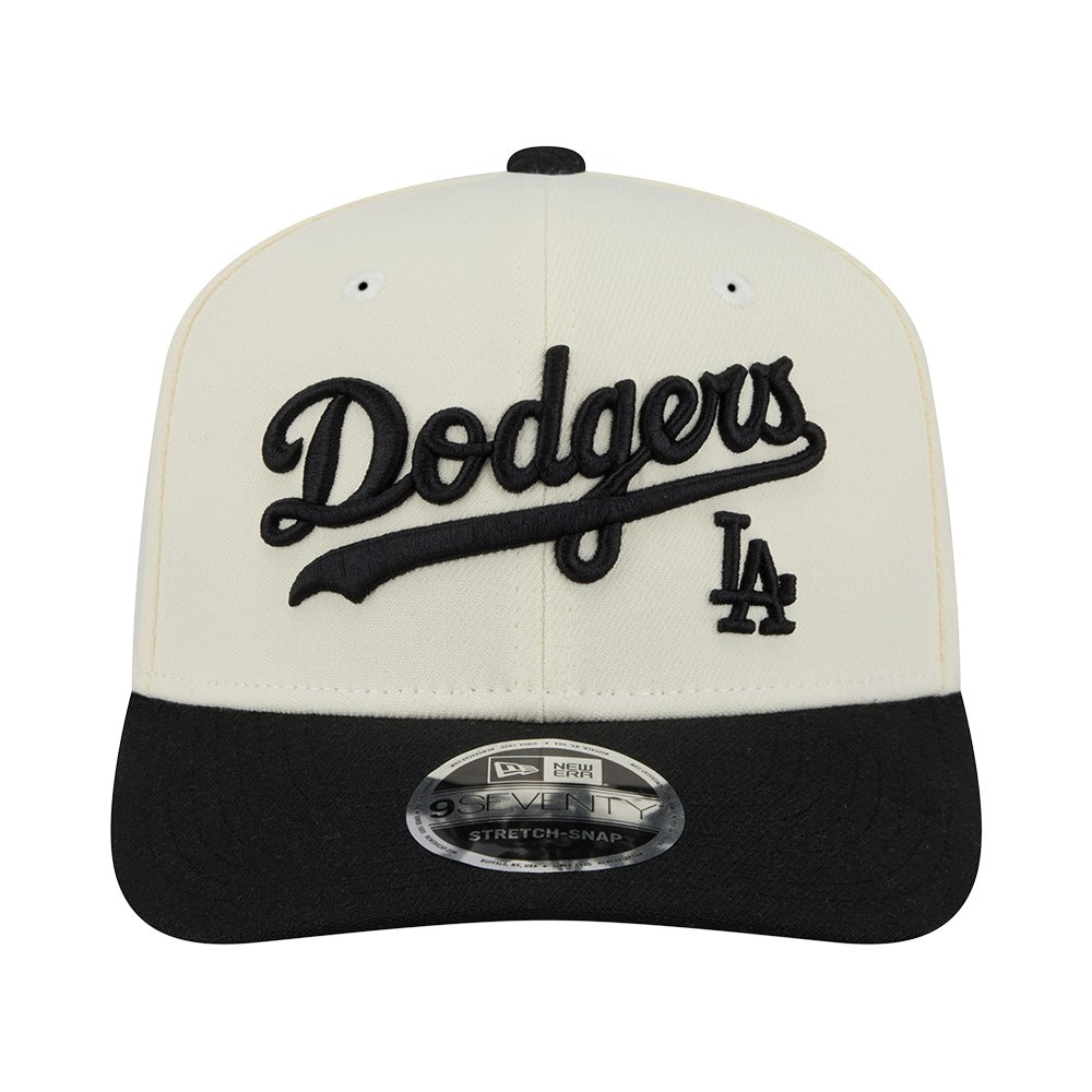 New Era 9SEVENTY Stretch-Snap Los Angeles Dodgers - Cream / Black