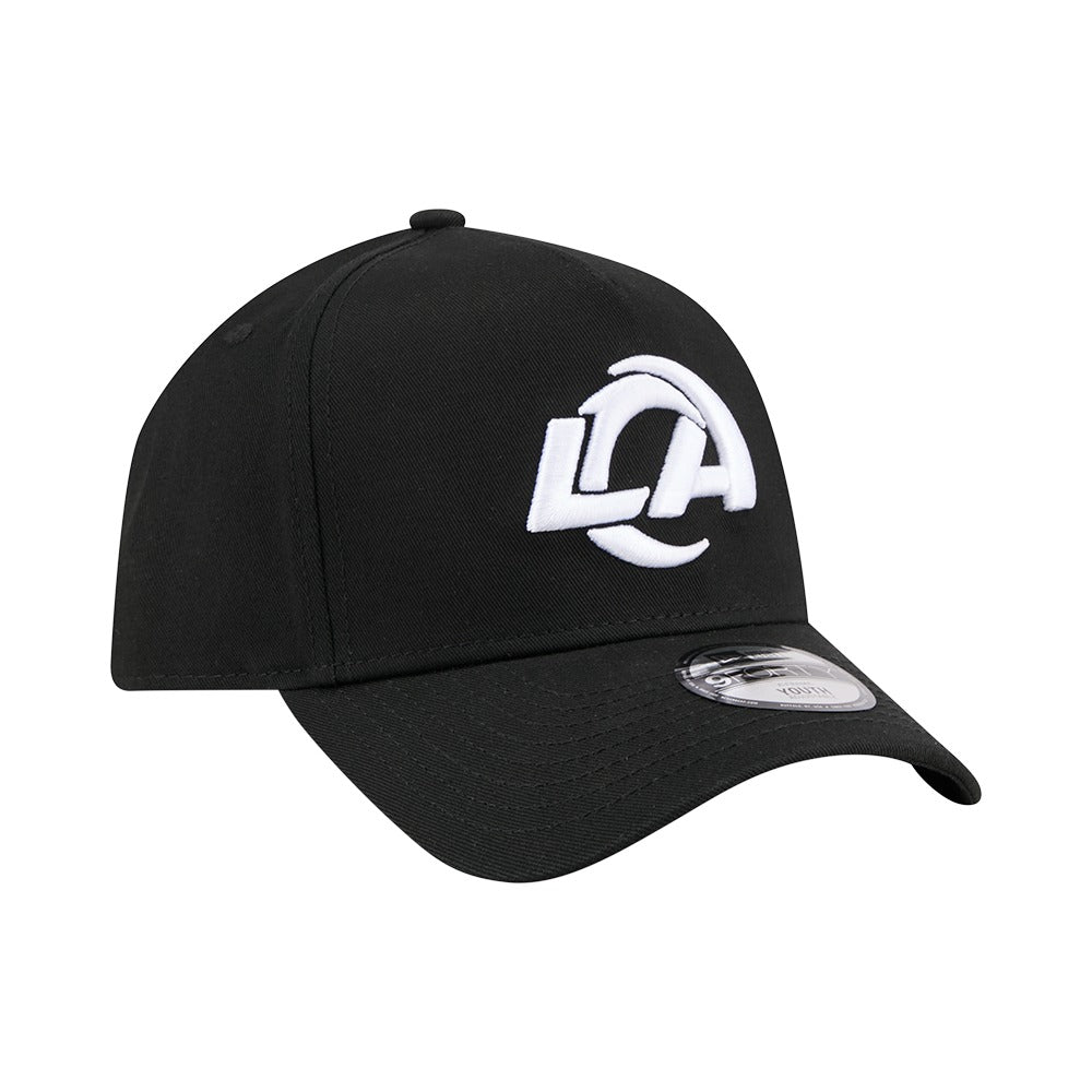 New Era Kids 9FORTY A-Frame Snapback Los Angeles Rams - Black - Image 3