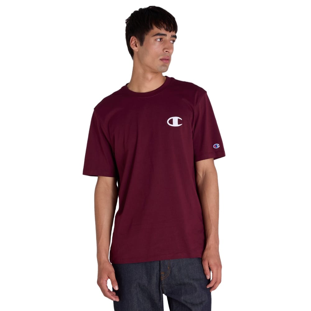 Champion Leg Puff Tee - Maroon