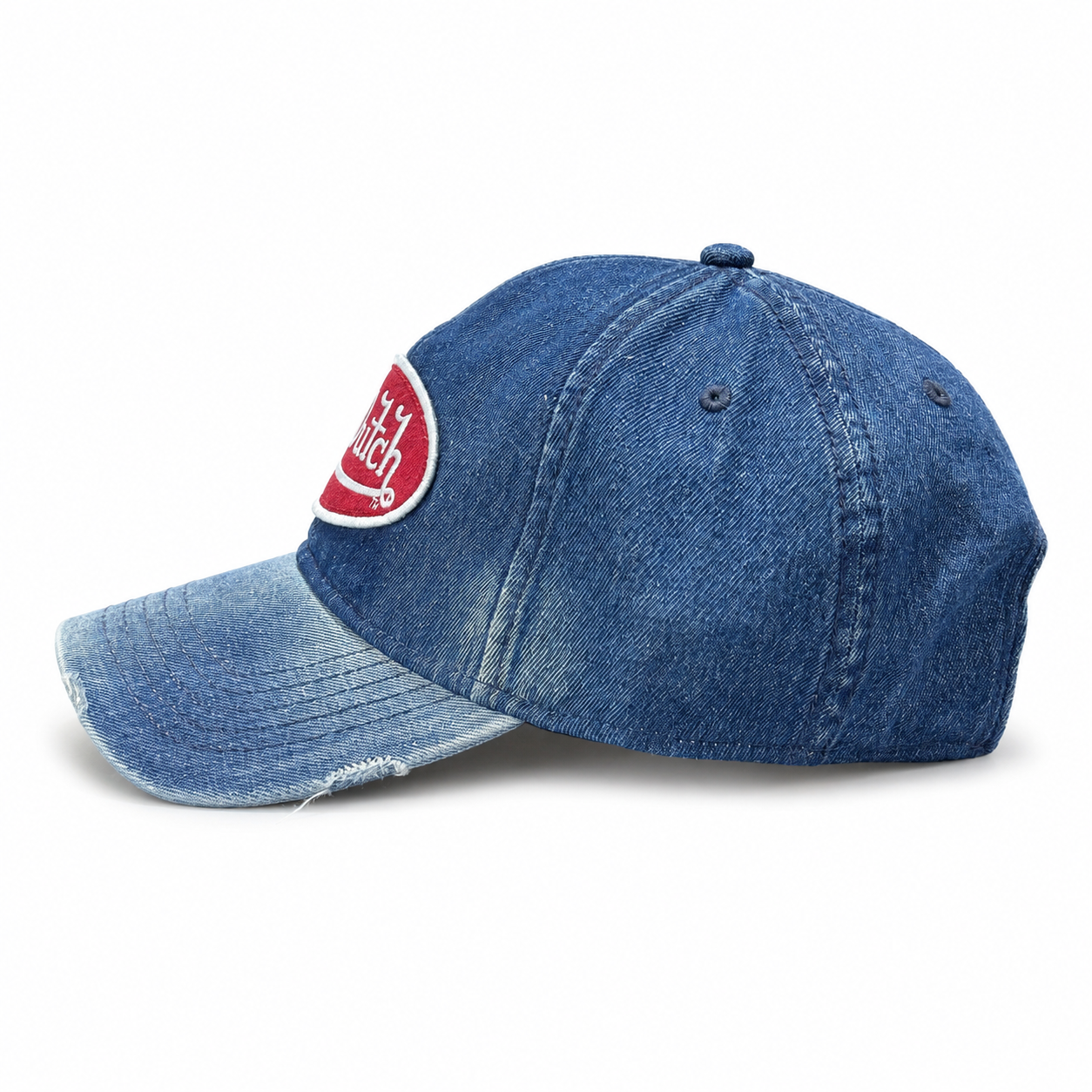 Von Dutch The Rival Dad Cap - Mid Blue Denim - Image 2
