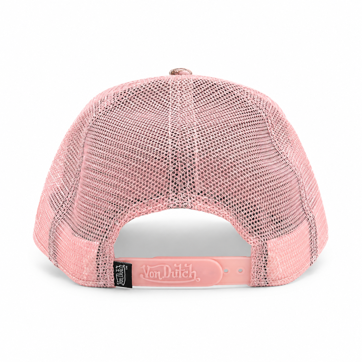 Von Dutch Animal Skin Trucker Cap - Baby Pink / Pink - Image 3