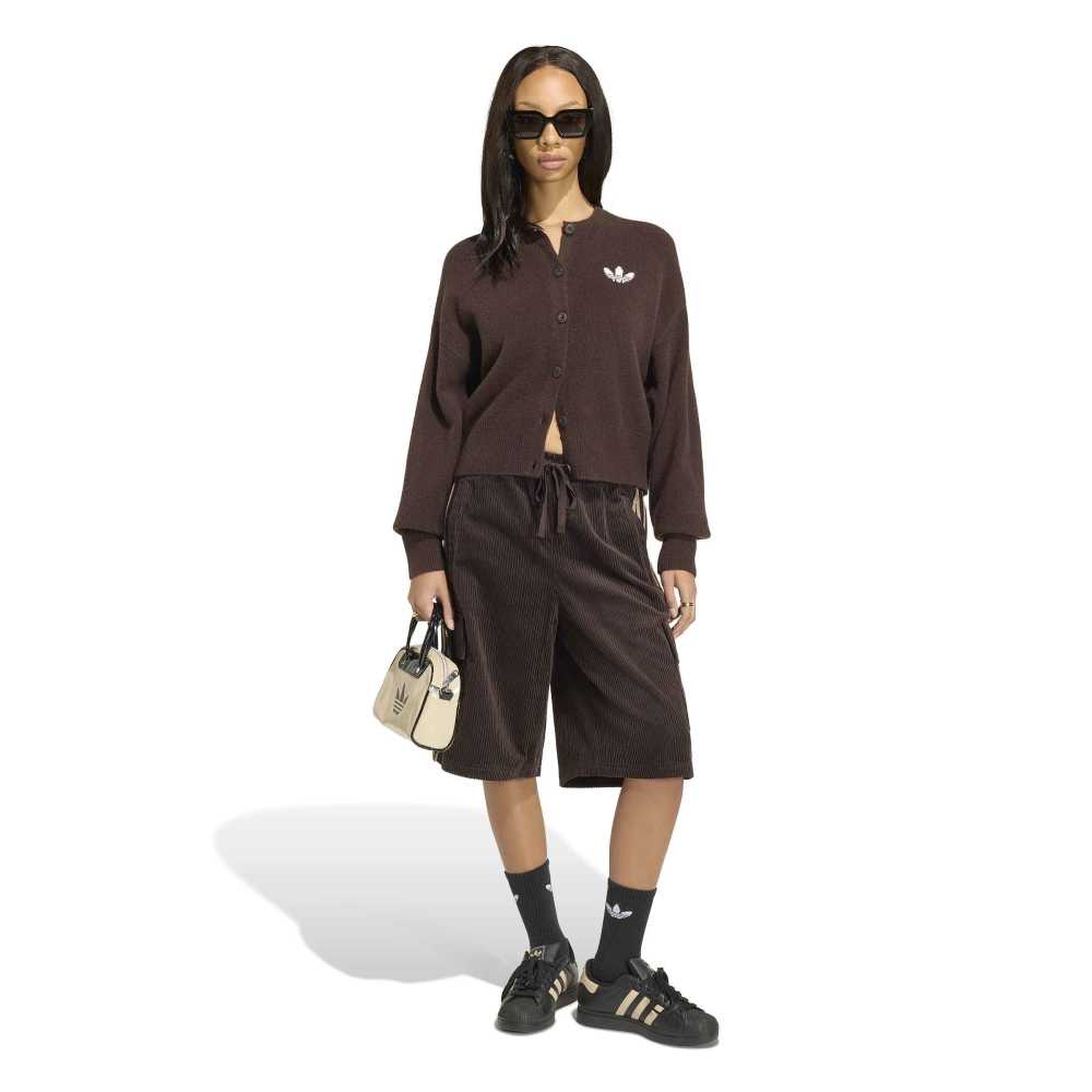 Adidas Womens Essentials Cardigan - Aurora Coffee - Image 4