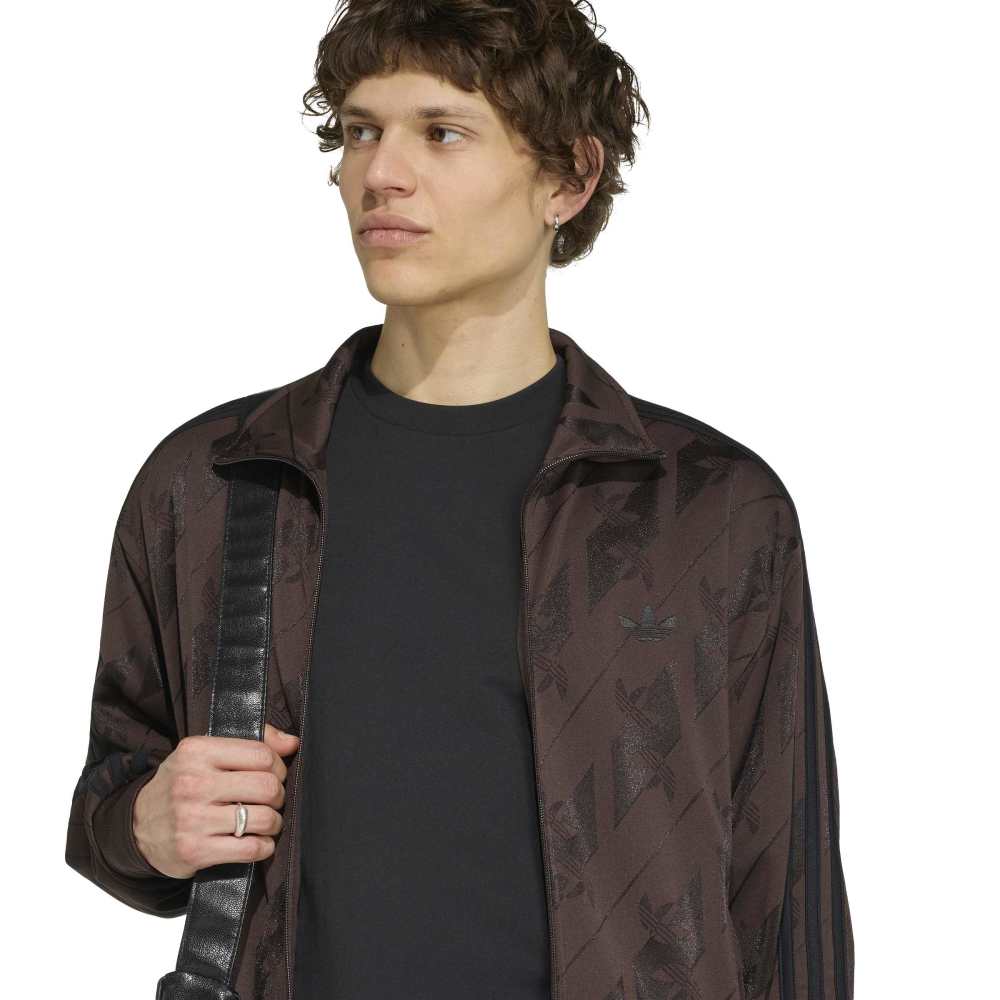 Adidas Monogram Firebird Track Top - Aurora Coffee - Image 6